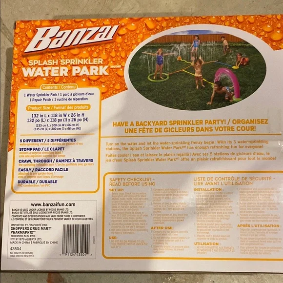 Banzai Splash Sprinkler Water Park - Picture 3 of 3